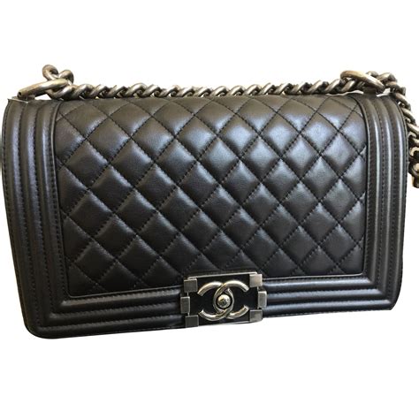 chanel sac boy noir|chanel bag for sale.